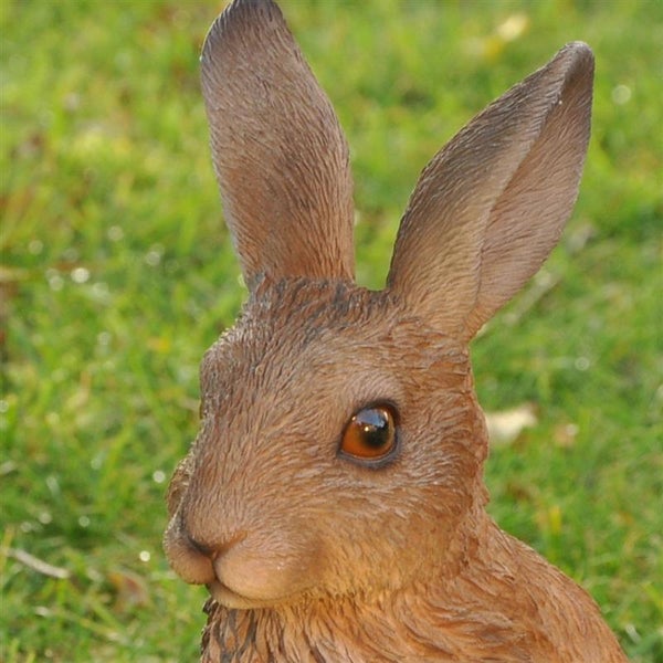 Dekofigur Gartenfigur Hase 10 x 14 x 27 cm