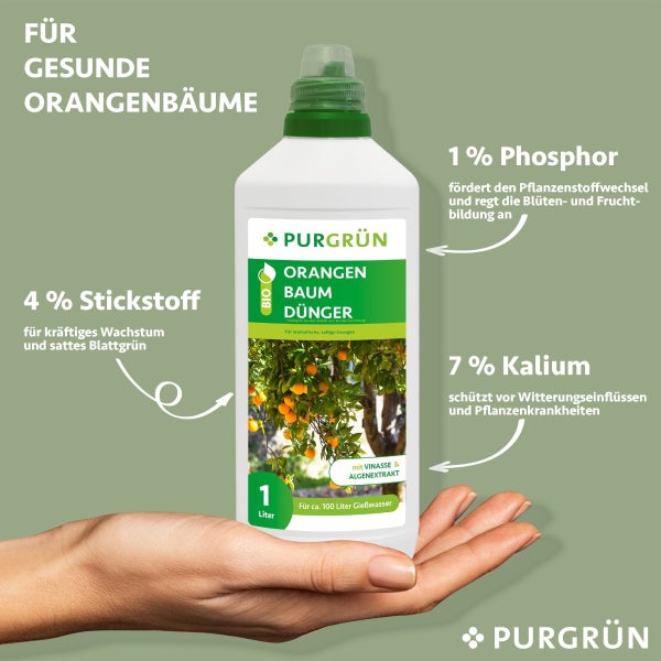 Purgrün Bio-Orangenbaum-Dünger 1 Liter
