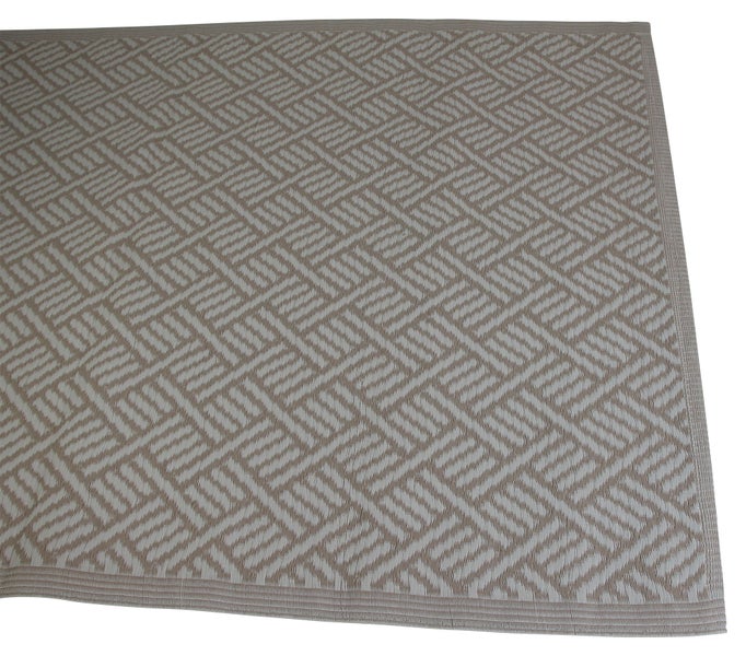 FRANK FLECHTWAREN | Outdoorteppich Webmuster, POLYPROPYLEN, 120 x 180 cm