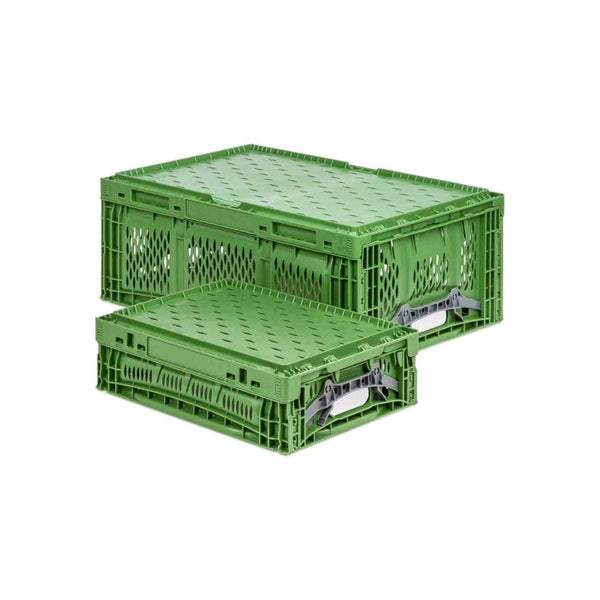 PROREGAL Stabile Profi-Klappbox Chameleon in Industriequalität HxBxT 18 x 30 x 40 cm 17 Liter klappbar stapelbar