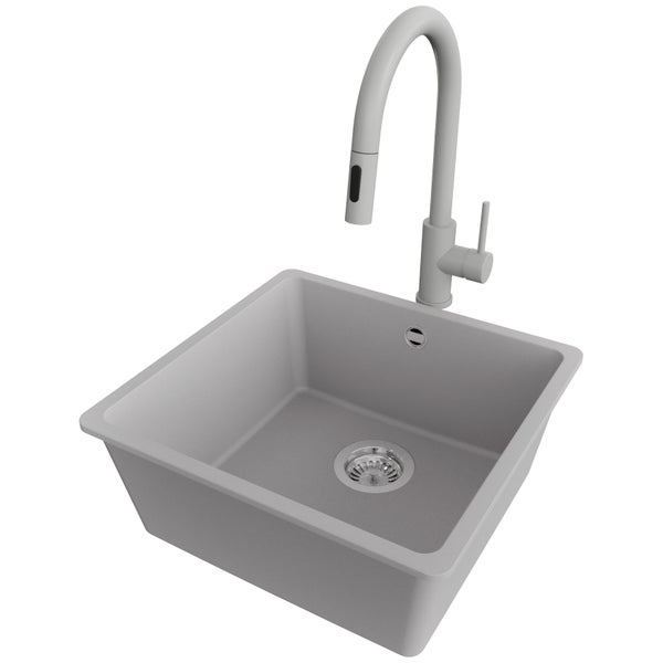 Spüle mit Wasserhahn