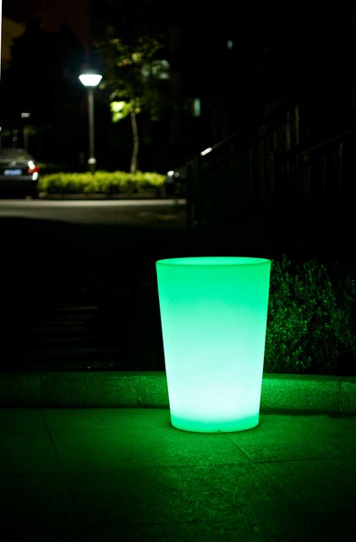 Pflanzkübel Pflanzsäule GlowTub round H: 60cm beleuchtet 10613
