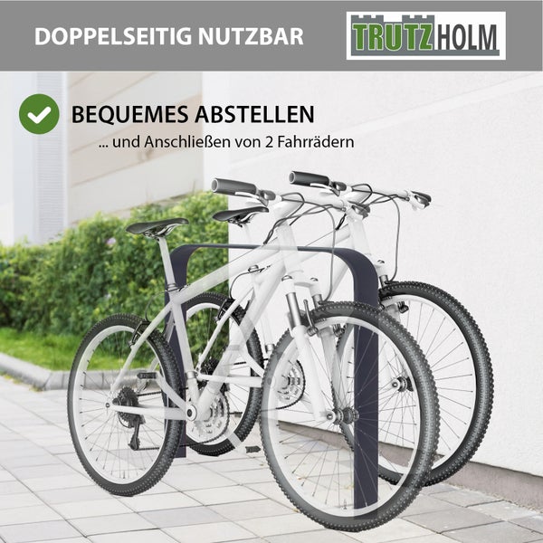 Fahrradständer zur beidseitigen Nutzung für zwei Fahrräder der Marke TRUTZHOLM