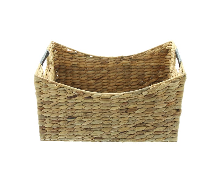 FRANK FLECHTWAREN | Universalkorb, 2er Set, KORBGEFLECHT, METALL, 35 x 22 x 20 cm, 39 x 27 x 22 cm