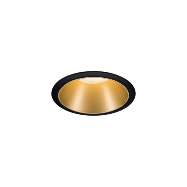 LED Einbauleuchte 3-Step-Dim Cole Coin 3er-Set IP44 rund 88mm Coin 3x6W 3x470lm 230V dimmbar 2700K Schwarz, Gold matt