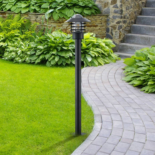 Lindby Belmiro (spritzwassergeschützt (Modern) in Schwarz aus Metall (1 flammig, E27)