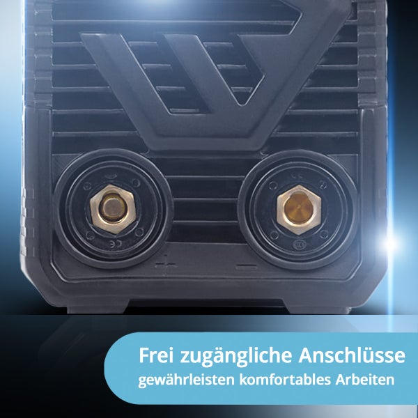 Anschlüsse einer Schweißmaschine