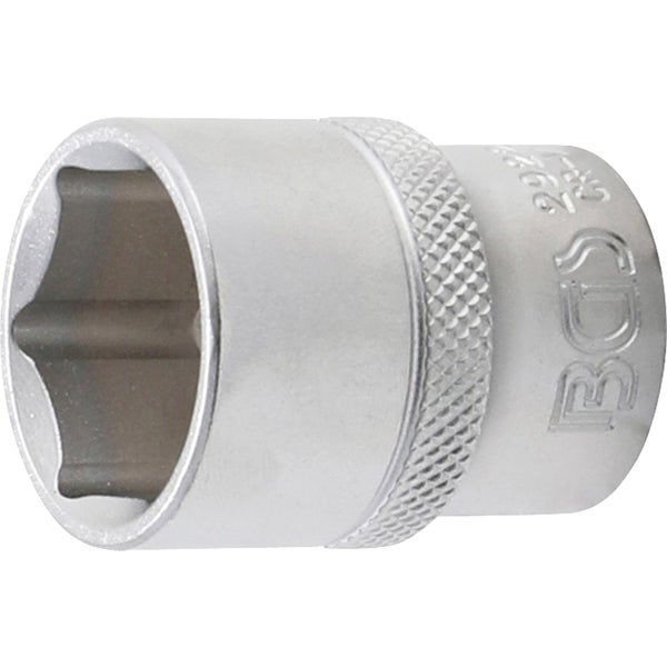 BGS Steckschlüssel-Einsatz Sechskant Antrieb Innenvierkant 12,5 mm (1/2) SW 22 mm - 2922
