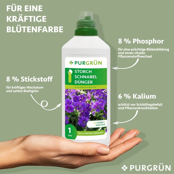 Purgrün Storchschnabel-Dünger 1 Liter