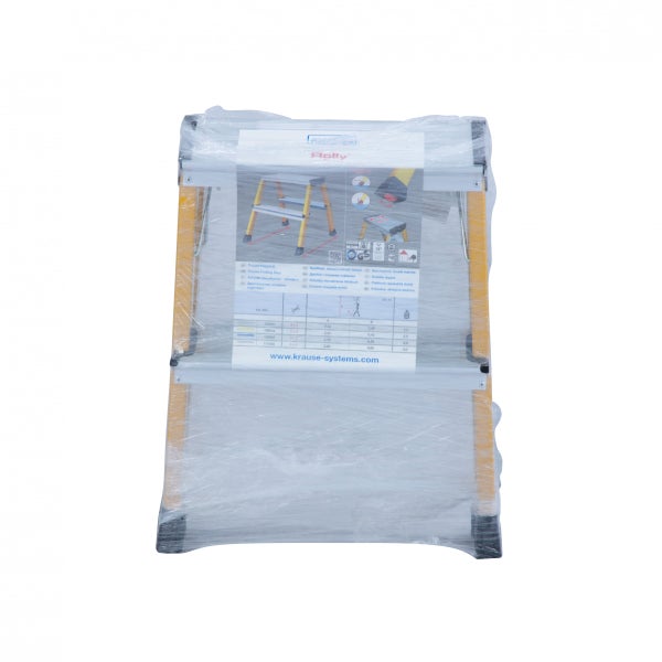 Verpackte Doppel Klapptritt Leiter von Krause