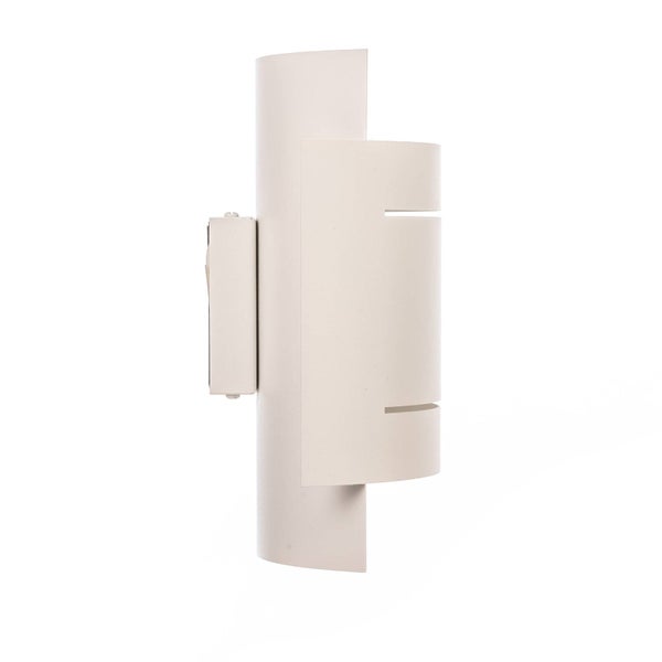 Euluna Wandleuchte, Wandlampe Innen Isotta (Modern) in Weiß aus Metall (1 flammig G9) - Wandstrahler Wandbeleuchtung Schlafzimmer / Wohnzimmer Wohnzimmerleuchte