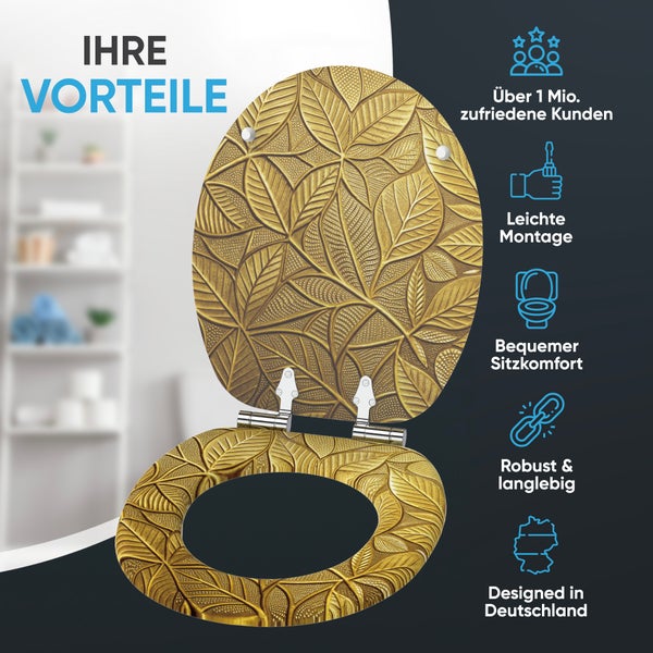 WC-Sitz mit Absenkautomatik Bractea