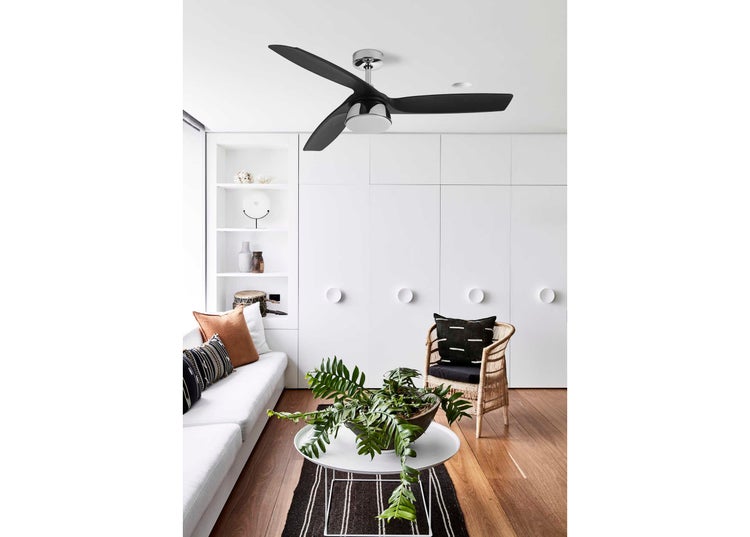 Deckenventilator Bronx 132 cm mit 6 Geschwindigkeiten und LED Leuchte