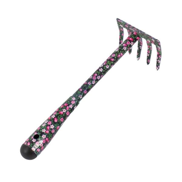 Handrechen mit Blumenmotiv