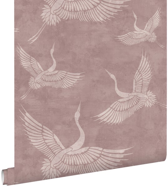 Tapete mit Kranichmuster