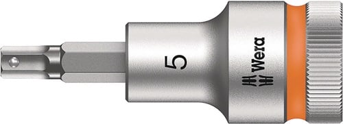 Wera Steckschlüsseleinsatz 8740 C HF 1/2 SW 5 mm Länge 60 mm - 5003821001