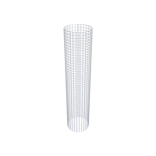 Gabionensäule Durchmesser 47 cm MW 5 x 5 cm rund - Höhe: 220 cm