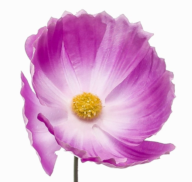 Detailaufnahme der grünen Blätter einer Kunstpflanze.