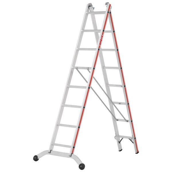 Aluminium Klappleiter mit Stufen