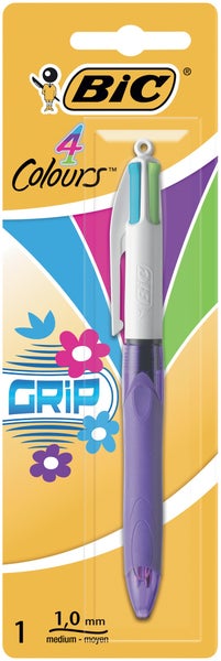 BIC Kugelschreiber 4 Colours GRIP Fun 0.4mm