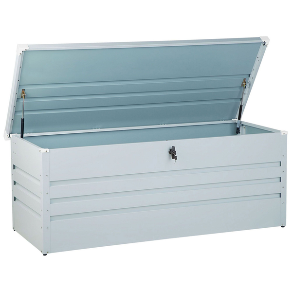 Aufbewahrungsbox CEBROSA Metall 165 cm 70 cm Hellgrau