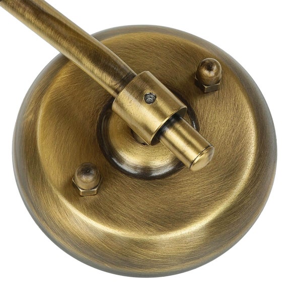 Detailansicht einer Wandleuchte mit Metallelementen