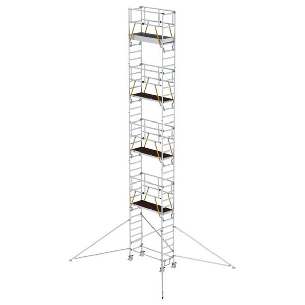 MUNK Rollgerüst SG mit Ausleger 0,75x1,80m Plattform 11,51m AH