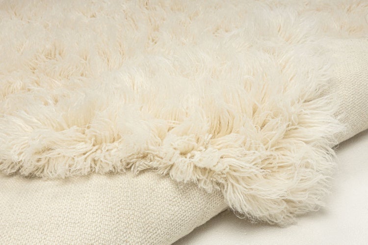 Flokati-Teppich Luxus Flokati 2500 Wollweiß 40x60 cm