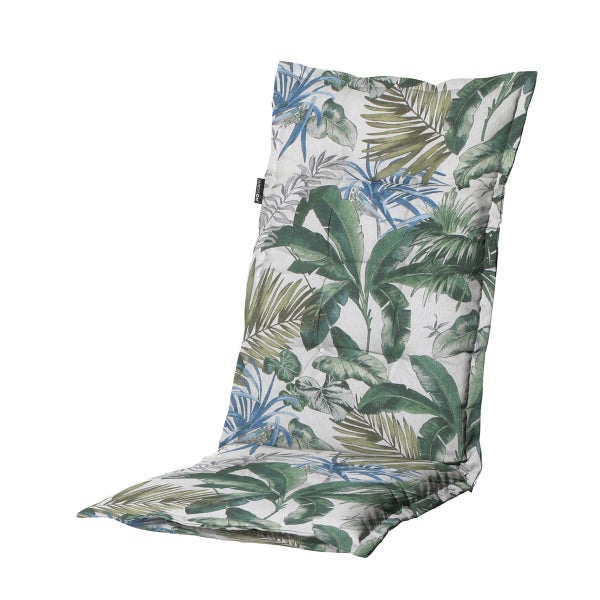 Hochlehnerauflage Bliss blau - Ca. 123x50 cm - 4er-Set