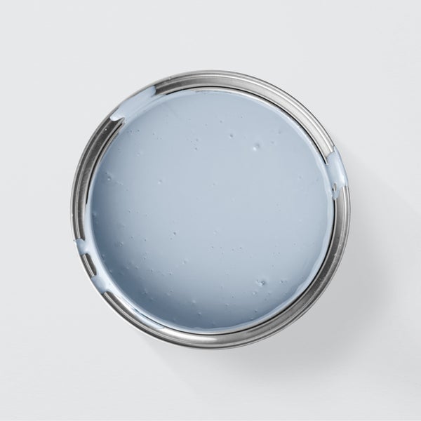 MissPompadour Kreidefarbe für Möbel blau 750ml, Dawn Blue - Holzfarbe, Holzlack matt innen - Möbellack, Möbelfarbe ohne Schleifen - Kreidefarbe für Holz - CosyColours