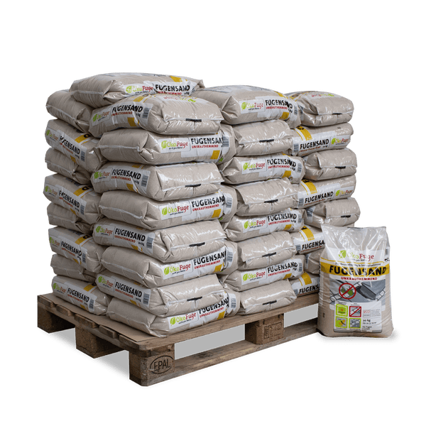 ÖkoFuge Fugensand Grau 20kg x 50 Sack 1000kg Palette