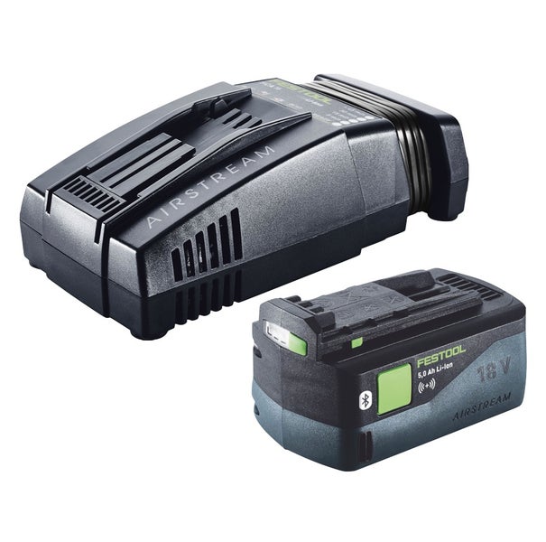 Festool Energie Set 1x BP 18 Li 5,0 ASI EU Akkupack 18 V 5,0 Ah ( 577660 ) + SCA 16 Schnellladegerät 10,8 V - 18 V ( 576953 )