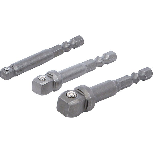 BGS Bohrmaschinen-Kippadapter-Satz Antrieb Außensechskant 6,3 mm (1/4) 3tlg. - 9162