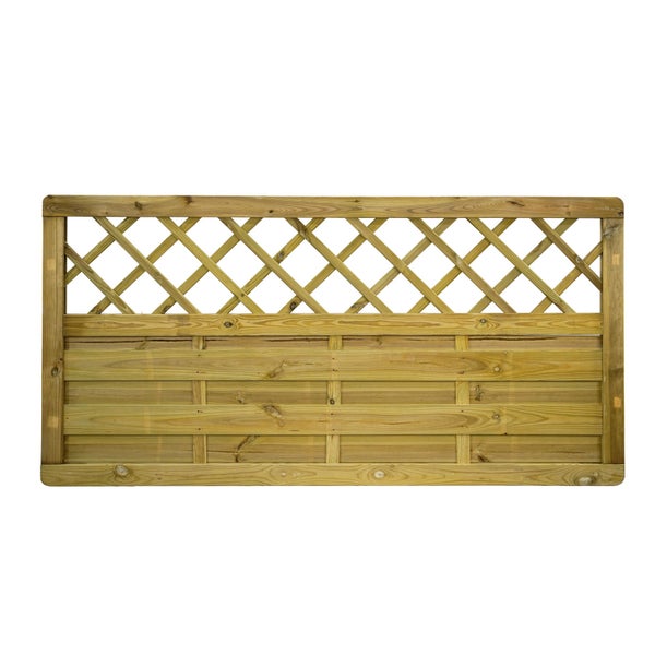 Holzzaun mit Lattenmuster für den Garten