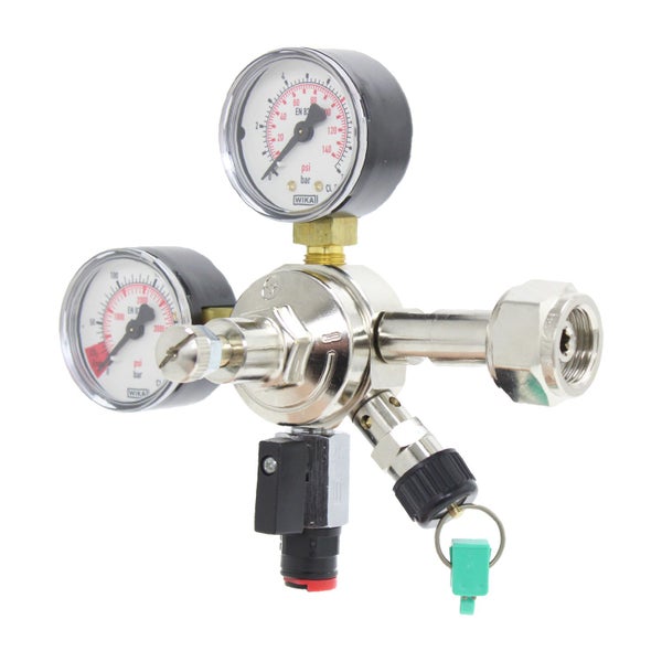 Druckminderer, Druckregler, Druckreduzierventil - CO2 für AFG 7bar, 1-leitig, Gewinde 1/2