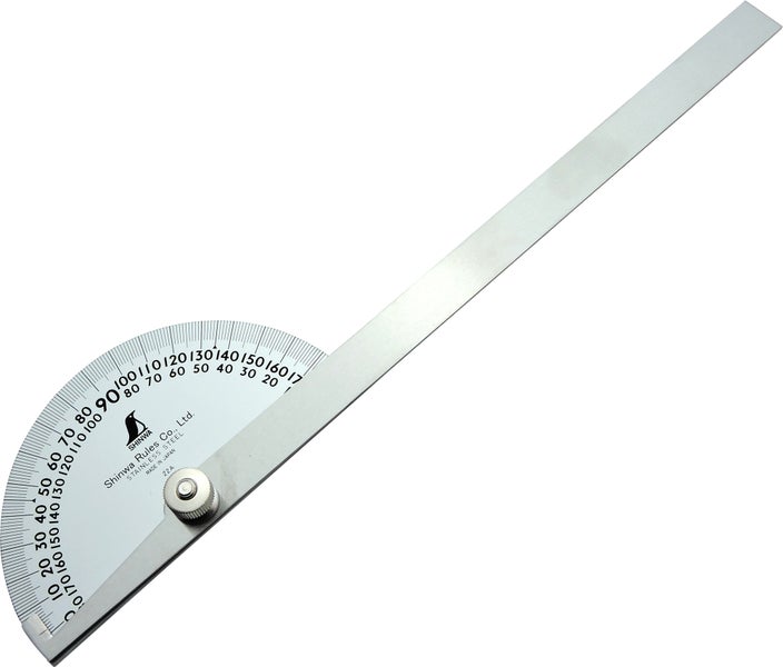 Shinwa Gradmesser 120°, Winkelmesser, No.30, 15cm