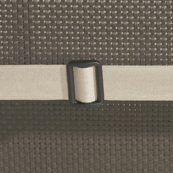 Beautissu Flair HL Hochlehner 120x50x8cm Natur (4tlg)