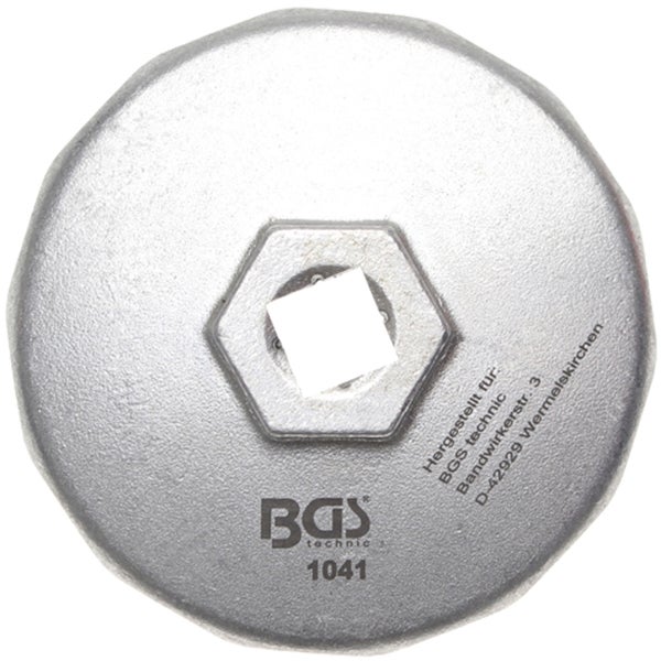 BGS Ölfilterschlüssel 14-kant Ø 74 mm für Audi / BMW / Mercedes-Benz / Opel / VW - 1041