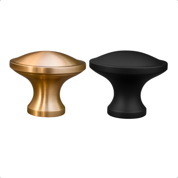 Zwei Möbelknöpfe, einfarbig