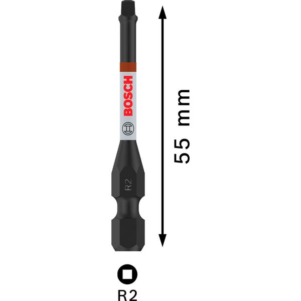 Bosch PRO Robertson Impact Bit R2 55 mm 5-tlg. - 2608522553
