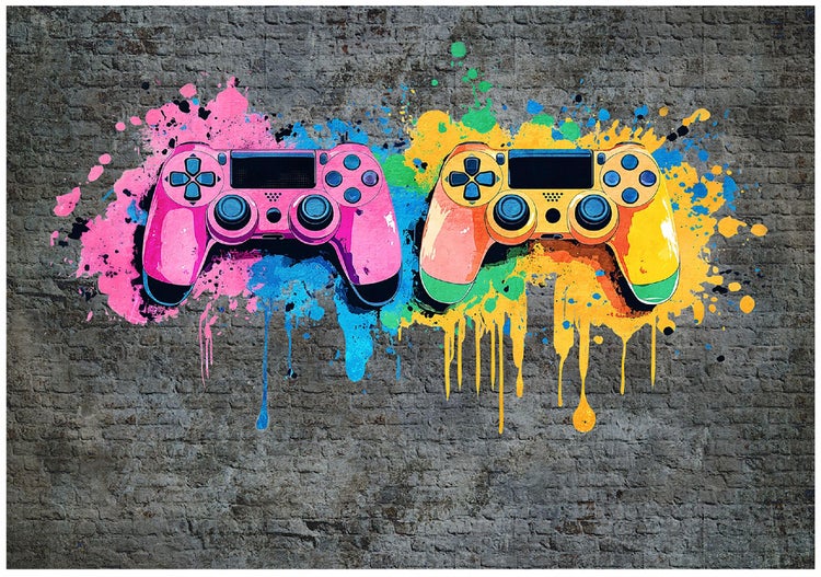 Fototapete Kinderzimmer Junge Gaming Vlies Tapete 250x175 cm