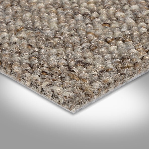 Teppichboden Auslegware in Beige in Schlingen Qualität 200 cm Breite (Meterware)