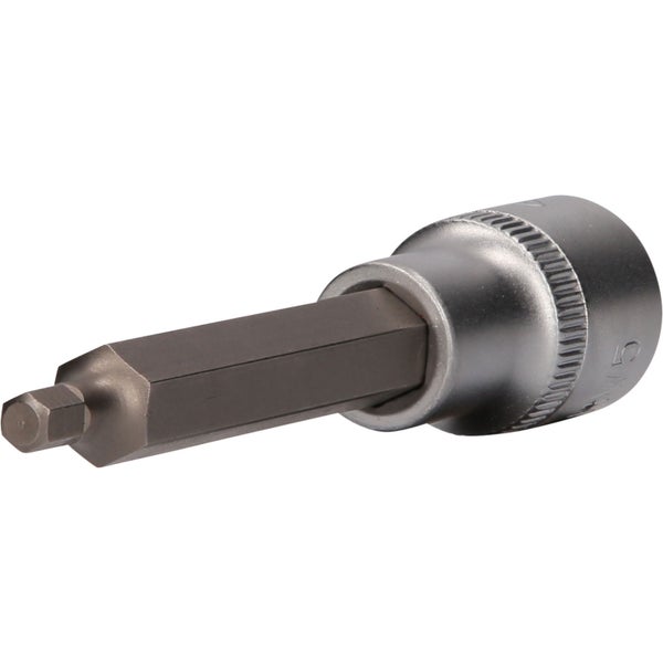 BRILLIANT TOOLS 1/2 Innensechskant Bit-Stecknuss 100 mm lang 5 mm - BT022870