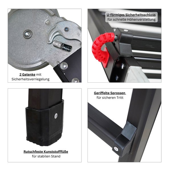 Siebenflammiger Schwibbogen aus Metall