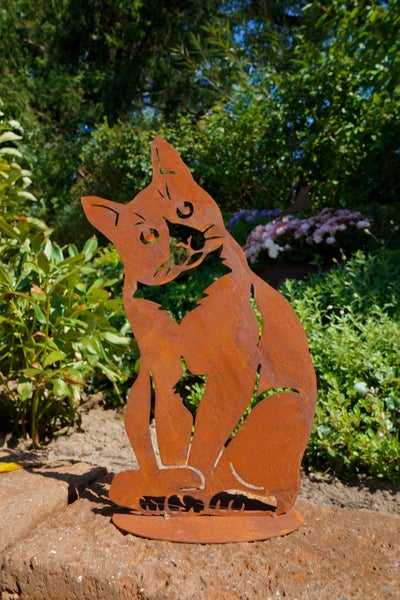 BADEKO Edelrost Katze -Leonie-