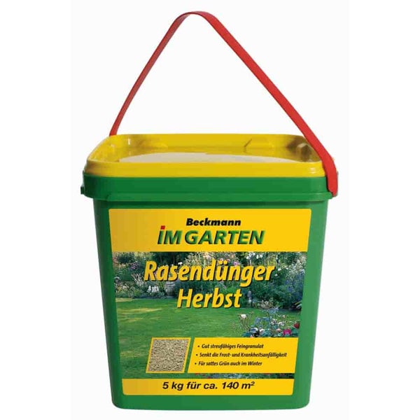 5 kg Rasendünger Herbst Beckmann NPK-6+5+12 f.ca.140m²