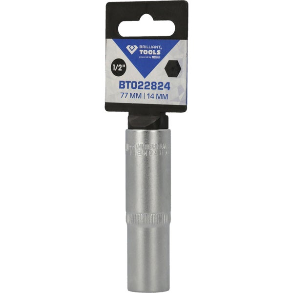 Brilliant Tools Steckschlüssel Einsatz, 1/2 Zoll, 77 Millimeter