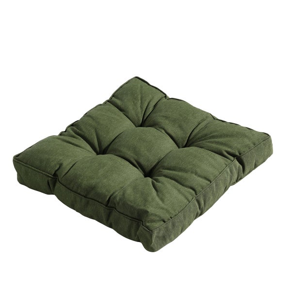 Sitzkissen Florance Panama grün - Ca. 47x47 cm - 4er-Set