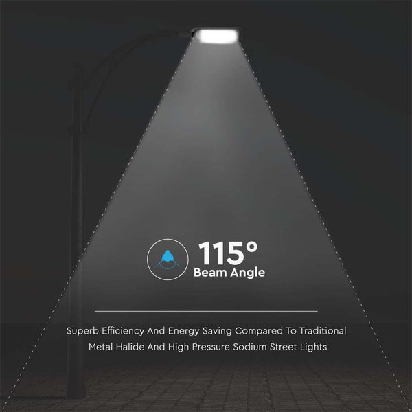V-TAC VT-150030ST - LED-Straßenleuchten - Schlanke Straßenleuchten - IP65 - Schwarz - 30 Watt -