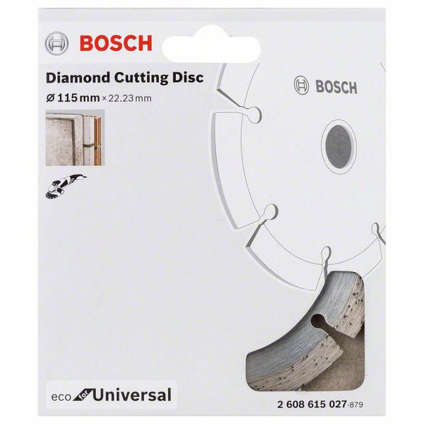 Bosch Diamanttrennscheibe Durchmesser 115 Millimeter mal 22,23 Millimeter